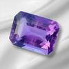 Emerald Cut Natural African Amethyst Gemstone, Loose Amethyst Gemstone, 2.55 Carat, 9x7x5 MM Size Stone.