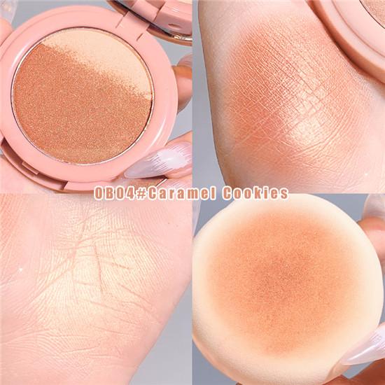 Gradient Blush Smooth And Easy To Color Waterproof And Sweat-Proof Powdery Delicate Blush Natural Face Makeup