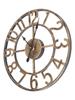 Vintage Metal Outdoor Wall Clock Stylish Decoration for Outdoor Space 34cm/40cm