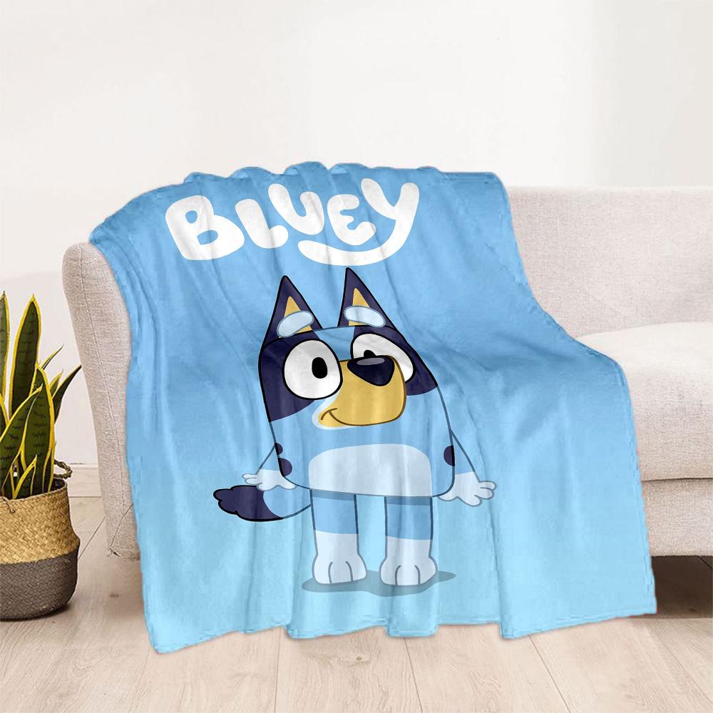 Bluey's Adventure Blanket Ultra-Soft Suitable for Office Bedding Couch Four Seasons Multipurpose Playful Design Perfect Gift for Relatives and Friends