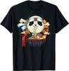 YBAB Ramen Panda Japanisch Kawaii Ramen Anime T-Shirt für Mädchen Jungen T-Shirt