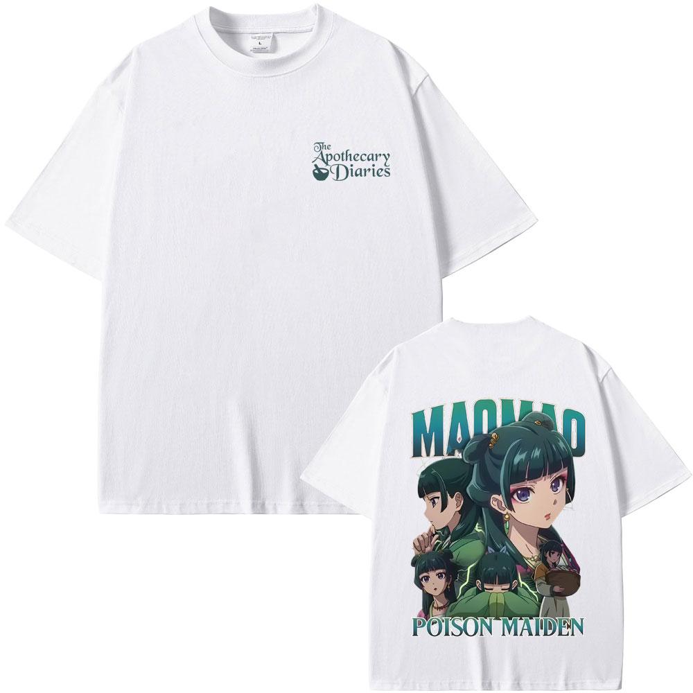 Anime The Apothecary Diaries Maomao Tshirt Men Women Clothing Cotton Casual Oversized Tshirt Male Fashion Vintage Short Sleeve