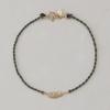 [14k]_feather of freedom cord bracelet.