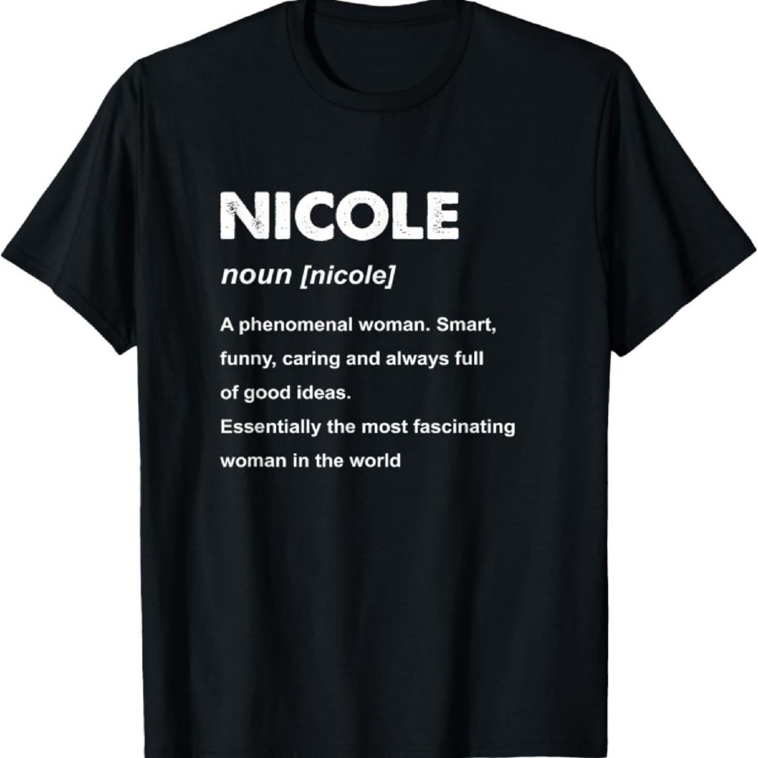 Nicole Name T-Shirt S