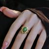 1Pcs Exaggerated Circular Opening Stainless Steel Ring - Versatile, Fashionable and Trendy Women's Finger Ring