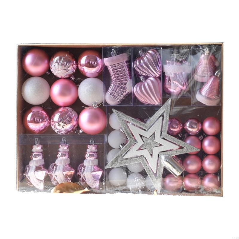 KX4B for Creative Christmas Plastic Christmas Balls Christmas Pendant Gifts for