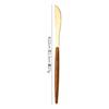 Abay Portuguese Style Imitation Wood Handle Steak Knife Set
