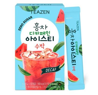 Teazen Decaf Black Tea Zero Sugar Watermelon Iced Tea