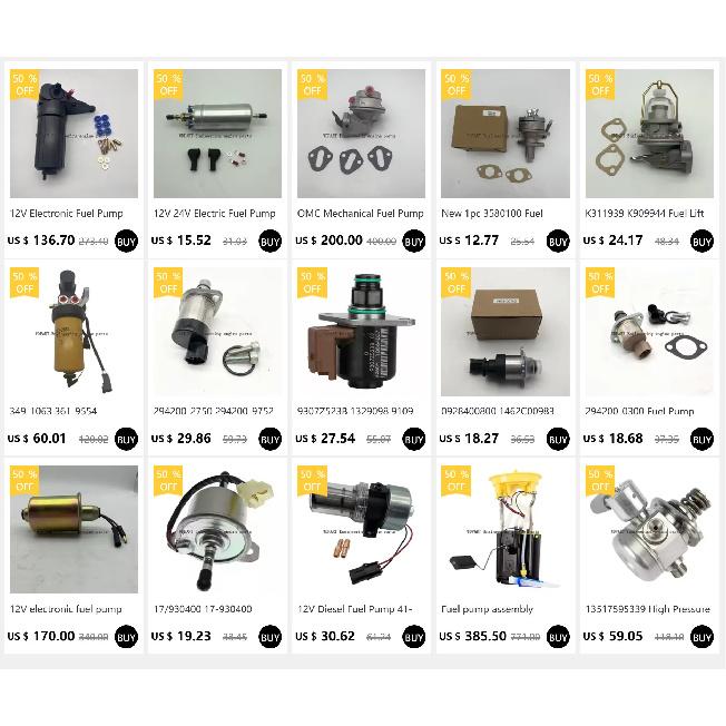 12V 24V Electric Fuel Pump RE515718 AL168483 RE515718-24 For John Deere 200CLC 230CLC 270CLC 200C 230C 270C 450C 744H 744J