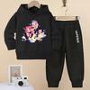 Wunderschöne KPOP Devil Hunter Jungen und Mädchen Frühling und Herbst Kinder Mode Hoodie+Sporthose Lässiges Komfort-Set