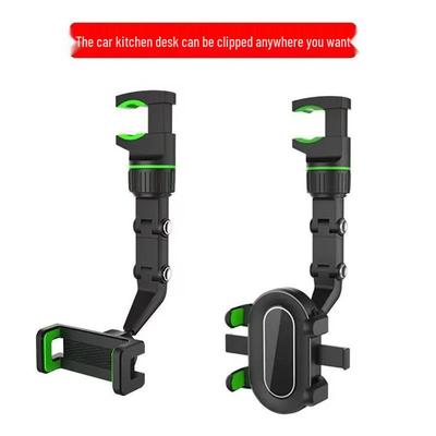 Versatile Car Mount: Rearview Mirror, Rear Seat, Desktop & Kitchen Phone Holder