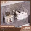 Wall-mounted Washcloth Storage Box for Use In The Bathroom - A Multi-functional Storage Rack for Holding Used Cotton Soft Towels for Face Wiping.