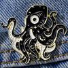 Halloween Ghost Octopus Brooch Accessories Devil Clothes Needle Buckle Horror Animal Badge