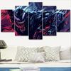 No Framed Canvas 5Pieces Venom Alien Science Fiction Movie Wall Art Posters Pictures for Living Room Office Home Decor Paintings