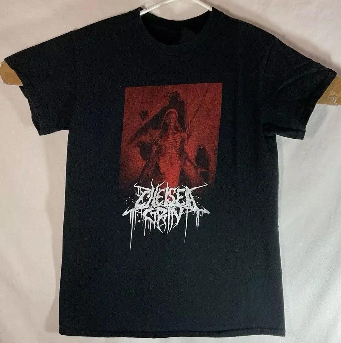 Мужская футболка CHELSEA GRIN Размеры от S до 4XL Черный Хлопок NI1222 L