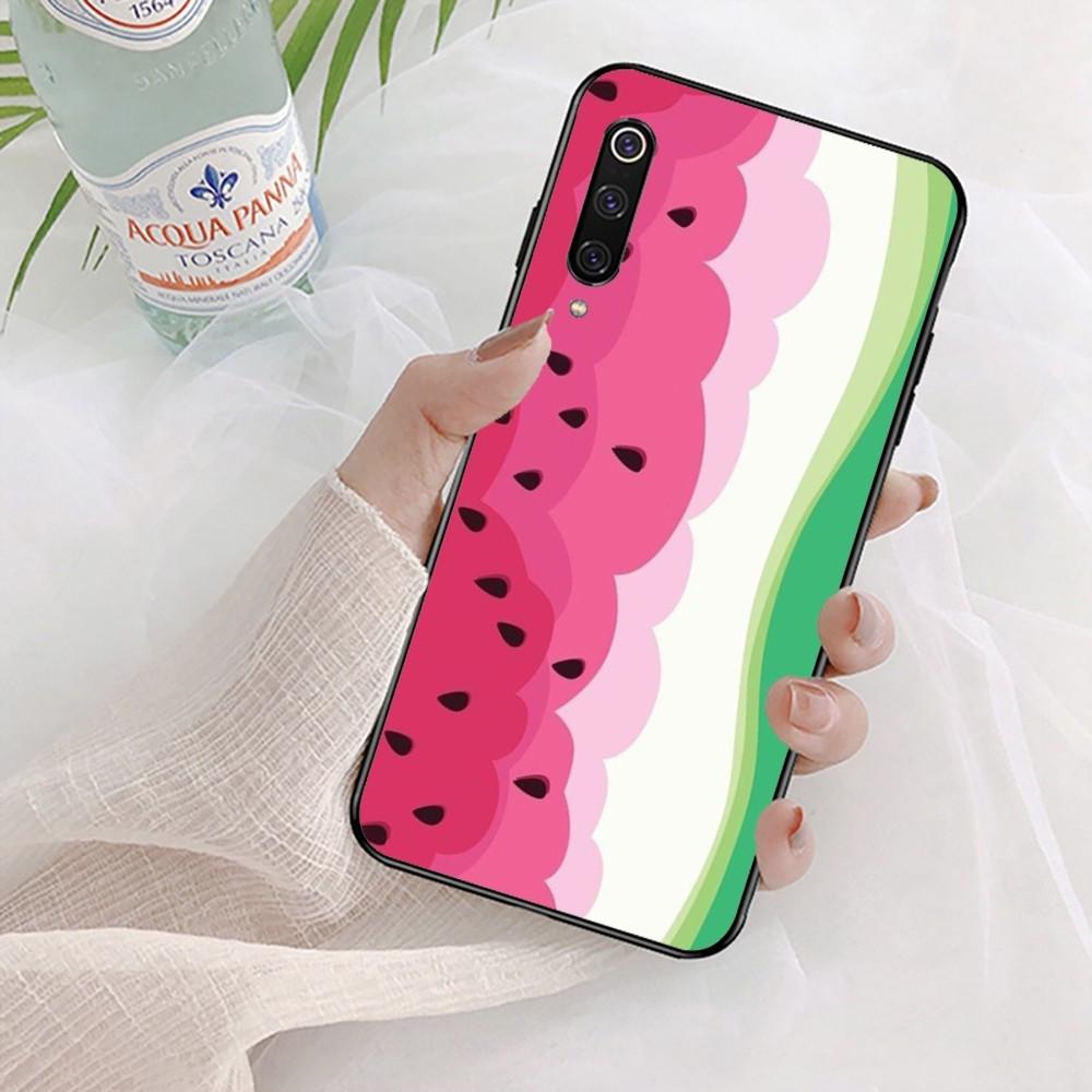Summer Cartoon Watermelon Phone Case For Xiaomi Mi 5X 8 9 10 11 12 Lite Pro 10T PocoX3pro PocoM3 Note 10 Pro Lite