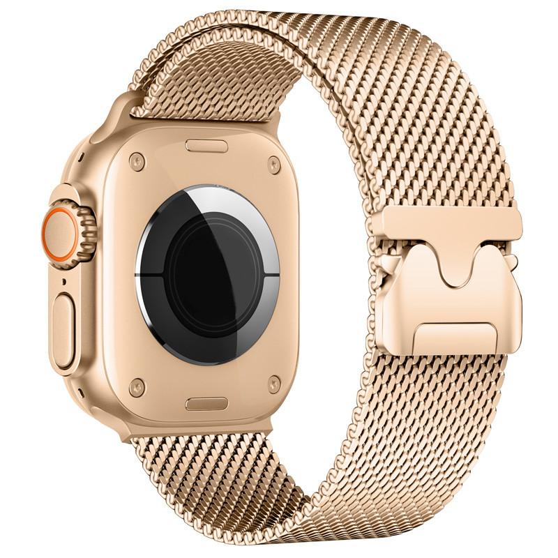 Milanaise Armband für Apple Watch 11 10 42mm 46mm Magnetisches Zubehör für iWatch Ultra 3 2 1 49mm 9 8 7 45 41mm 6 5 4 SE 44 4
