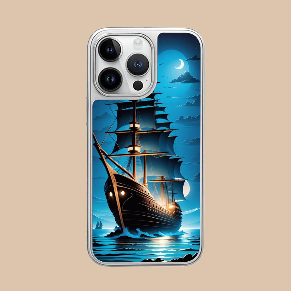 Pirate Corsair Mobile Phone Case for iPhone 17 16 15 14 13 12 11 Air Pro Max Plus Silver Plating Colorful Cover Cover Luxury