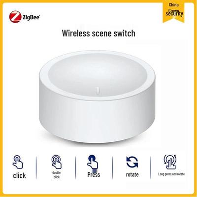 Zigbee Magnetic Rotary Button Scene Switch with Scene Dimming and Home Assistant Support