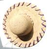 Handmade Natural Raffia Big Brim Straw Hat Breathable Sunscreen Panama Style for Beach Holiday Women's Dame Top Sun Hat