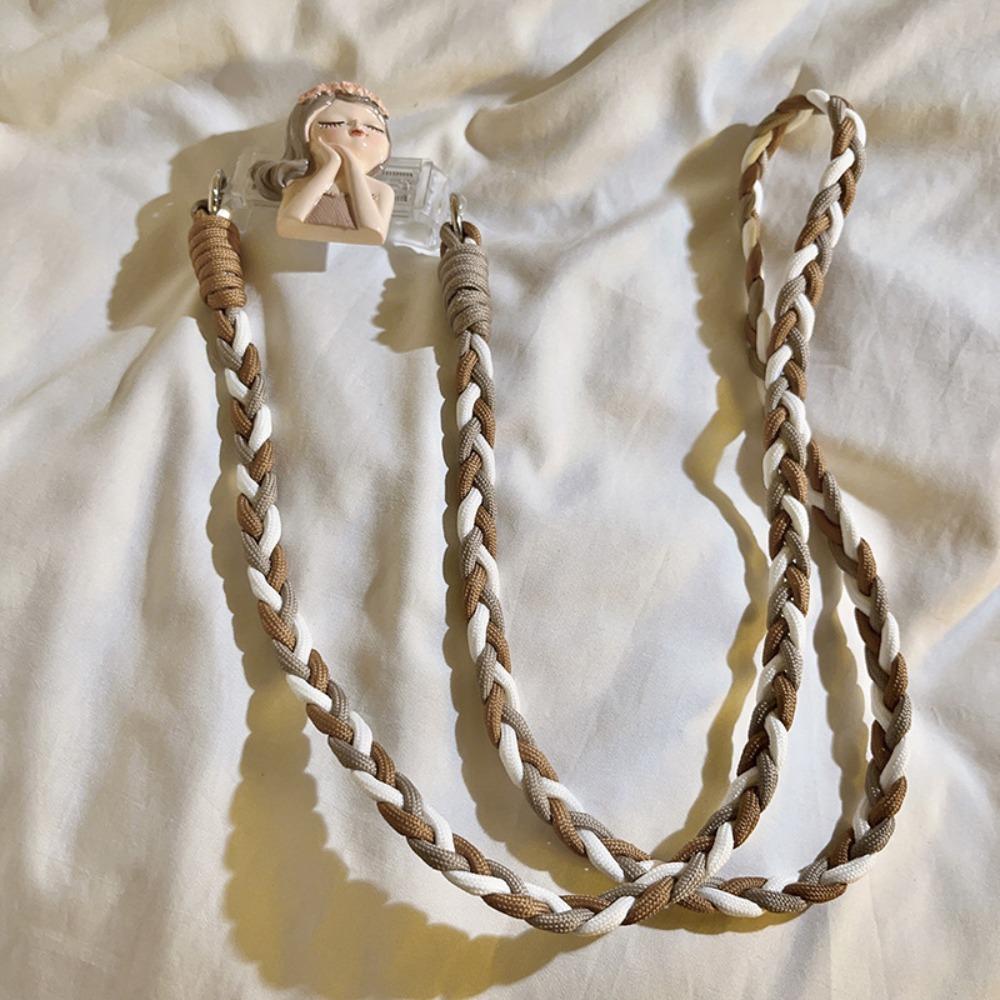 Cute Girl Phone Back Clip Plastic Rope Buckle Phone Chain Straps New Neck Hanging Cord