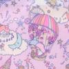 Sanrio Little Twin Stars Plic pentru șervețele Liberty Fabrics NOU Personaj Sanrio