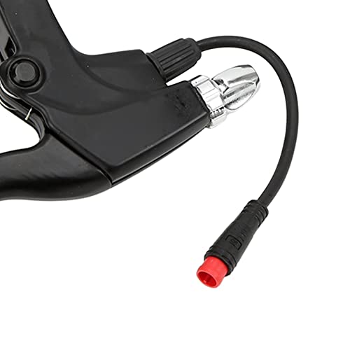 Pair of Aluminum Alloy Motorcycle Brake Levers with 2-Pin Waterproof Connectors for 10-Inch Electric Scooters