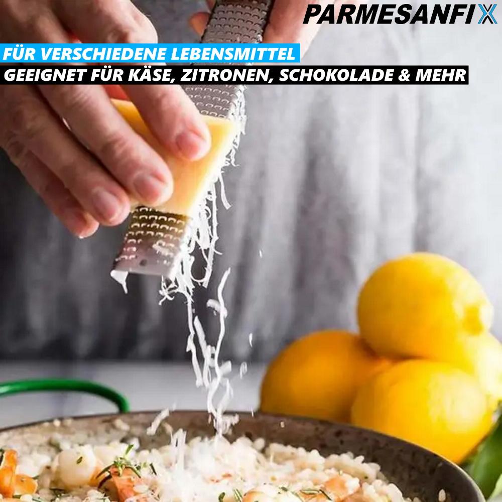 PARMESANFIX Struhadlo na parmazán Struhadlo na sýr Hoblík na sýr Kuchyňské struhadlo Struhadlo na citrony a zázvor