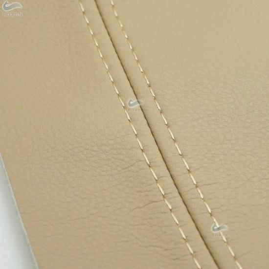 New Beige Micro Leather Door Panel Armrest Cover For Qashqai J10 07-15 4Pcs Tan
