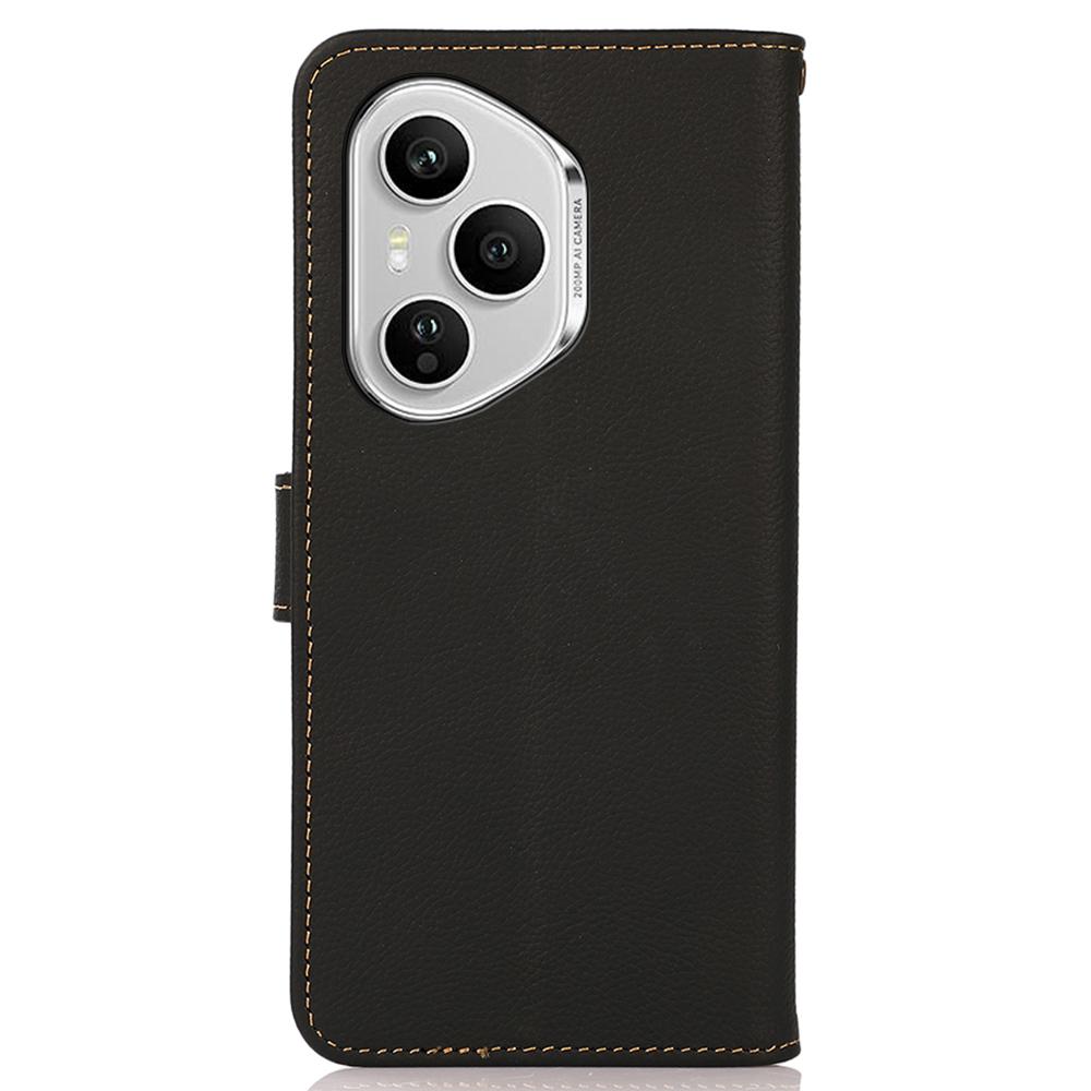 KHAZNEH for Honor 400 Pro 5G (Global) Case Genuine Cow Leather Wallet Phone Cover