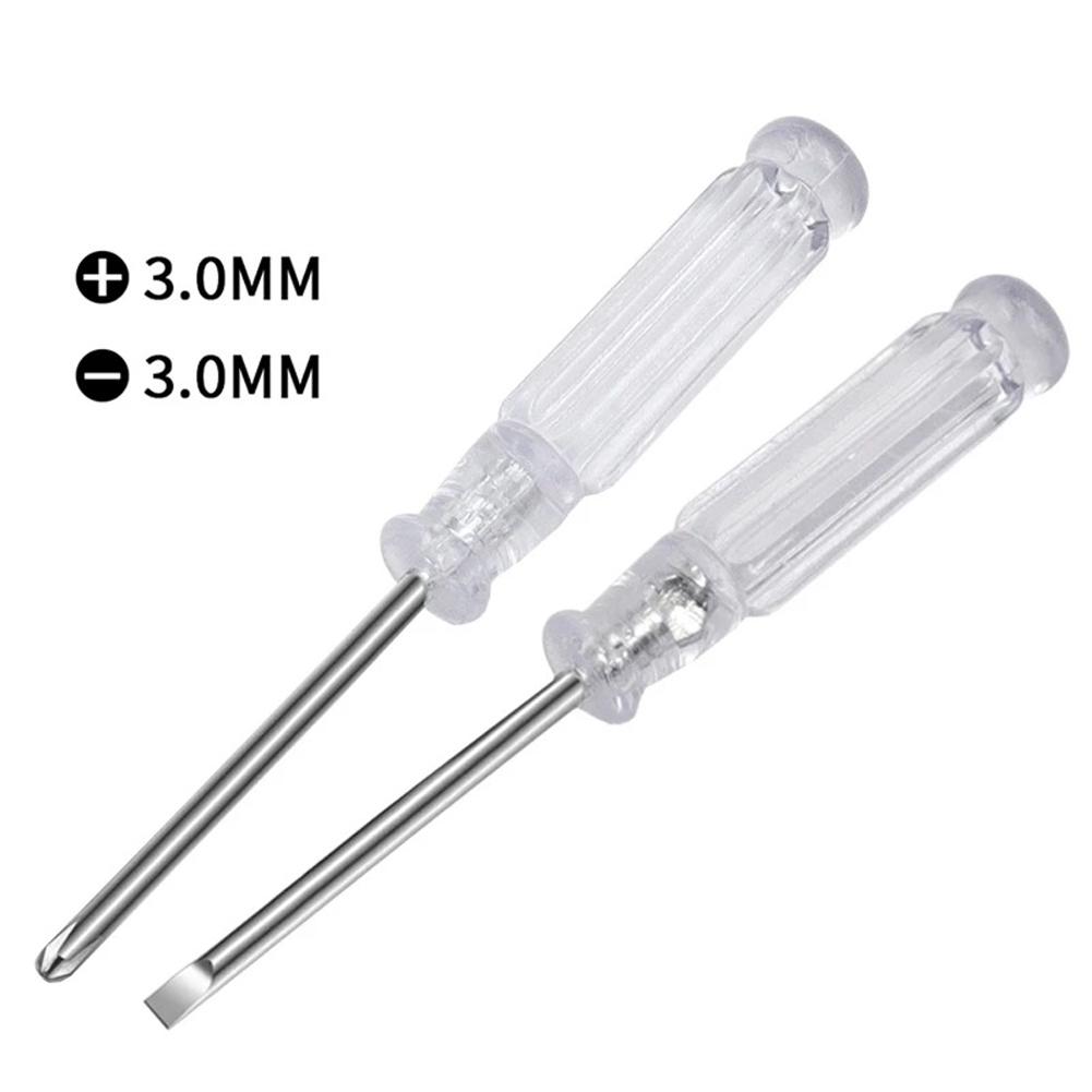 Cross Screwdrivers Slotted Repair Replacement Transparent