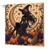 Ghost Pumpkin Art Craft Halloween Faux Pearl Kit, 3D Painting DIY Spooky Gem for Beginners Cute Set Adults, Autumn Home Wall Decor Crafting