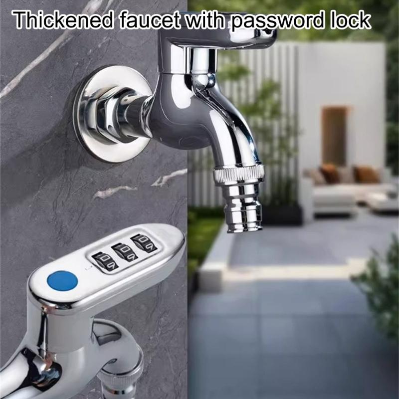 Upgrades Frost Proof Exterior Spigot Large Water Output Not Theft Combination Locking Weather Resistant Outdoor Water Tap