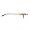 Curved Pressure Washer Extension Wand with Ball Valve 1 4 Inch Connector Power Washer Gutter Cleaner Attachment Rod