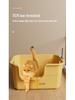 Extra Large Semi-Enclosed Splash-Proof Cat Litter Box for Maine Coons