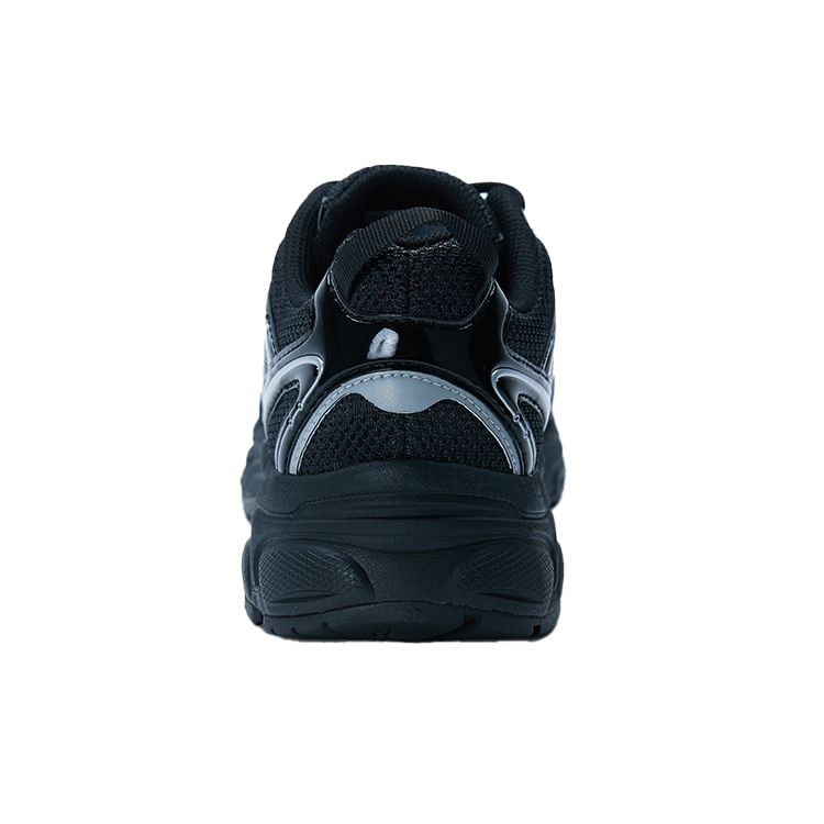 Kappa Fabric Synthetic Leather Trendy Comfortable Versatile Casual Low-Top Dad Shoes Unisex Sneaker Black K0DZ5MC39-990