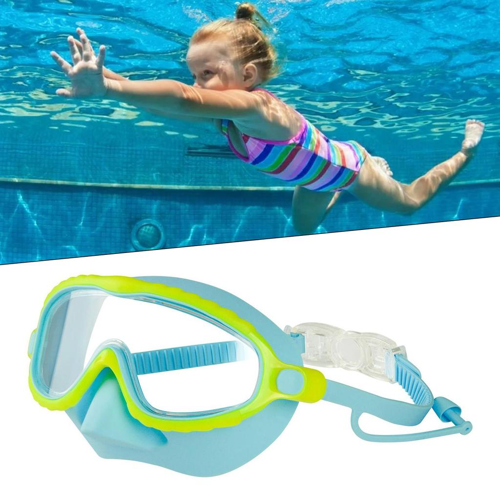 anti-fog glasses cleaning with Nose Cover Swimming goggles child No-Leak Water-resistant diving binoculars swim Accessories