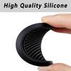 Car Cup Coasters, 4 Universal Non-Slip Cup Holders Embedded In Ornament Coasters, Car Interior Accessories (Black)