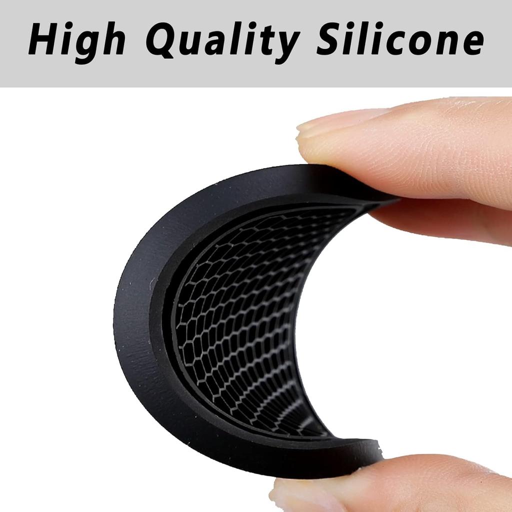 Car Cup Coasters, 4 Universal Non-Slip Cup Holders Embedded In Ornament Coasters, Car Interior Accessories (Black)