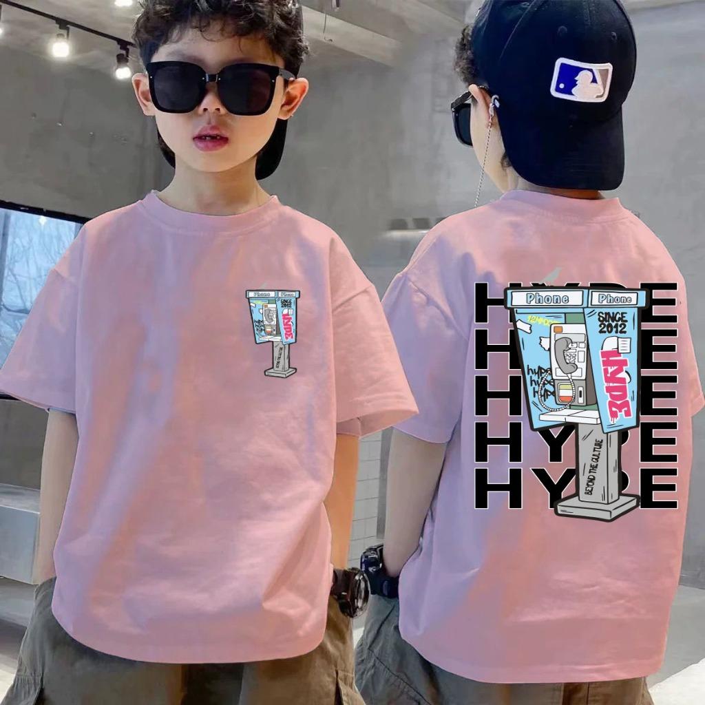 Round Neck T-shirt for Children, Fashionable, Casual and Versatile