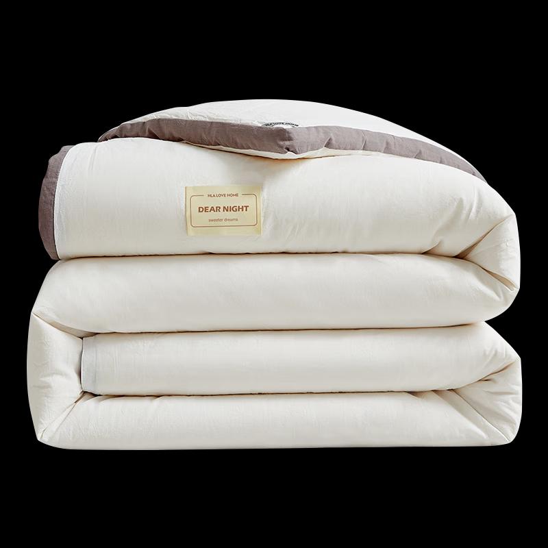 HLA Class A Antibacterial Winter Flannel Plaid Quilt