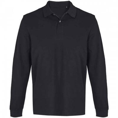 Unisex Yetişkin Pique Uzun Kollu Polo Gömlek