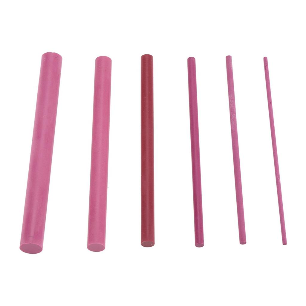 6 PCS 3000 Grits Ruby Polishing Oil Stone Sharpener Sharpening Stone Whetstone Tool Set