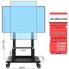Outdoor 32-70 Inch Rotatable Floor Display Stand