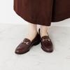 Genuine Leather Cushioned Soft HIMIKO Himiko Babouche Bit Loafers 651304 D Brown 240