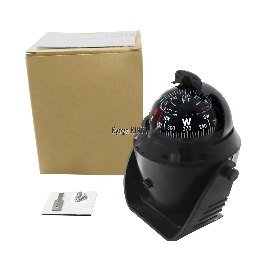 LC760 LED Car & Marine Compass with Adjustable Magnetic Declination for Yachts & Nautical Use