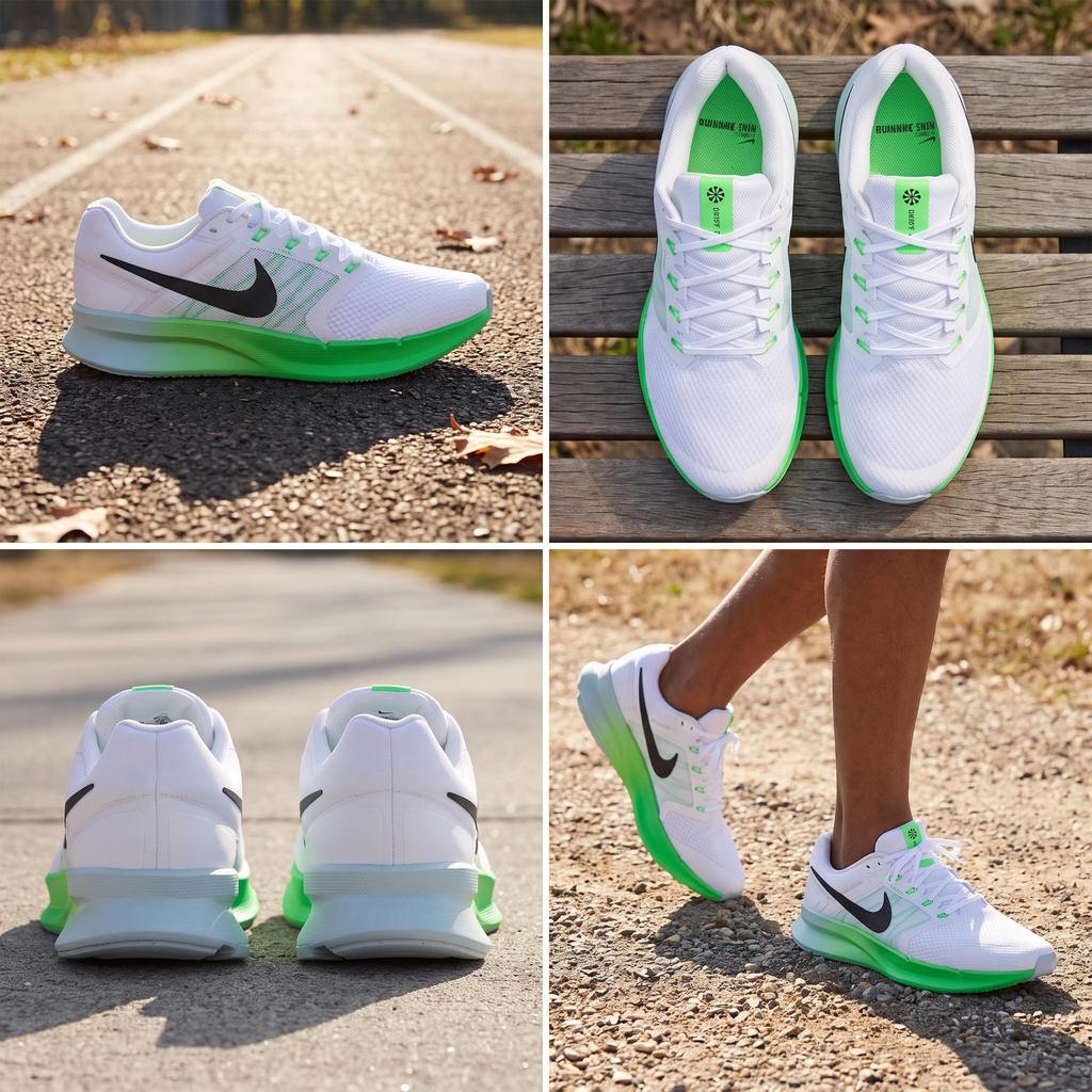Nike Baskets pour homme Run Swift 3 Blanc Bleu Glacier Summit-Blanc Noir DR2695-114