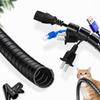 3M 16mm Flexible Spiral Cable Wire Protector Cable Organizer Computer Cord Protective Tube Clip Organizer Management Tools