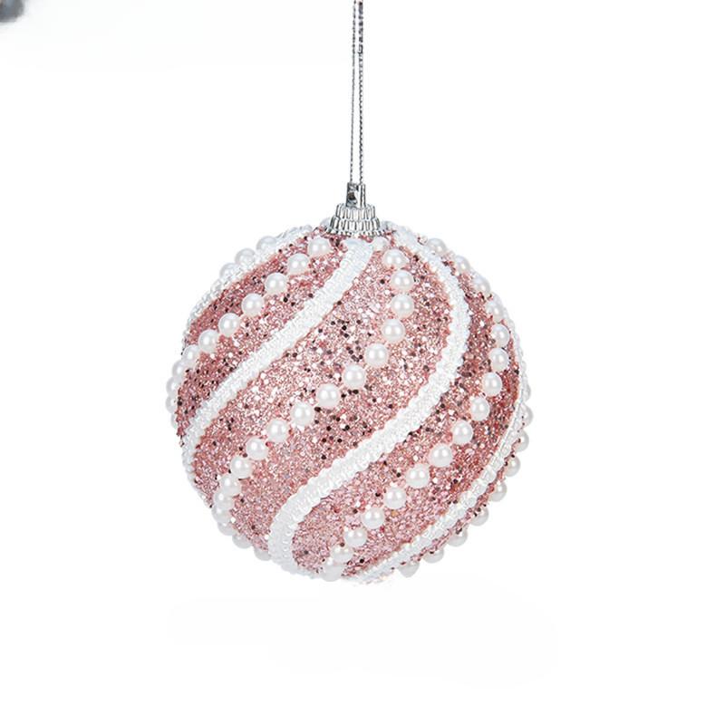 10PCS Christmas Ball, Christmas Tree Pendant Colorful Ball Atmosphere Hanging Decoration Festival Party Decoration Props