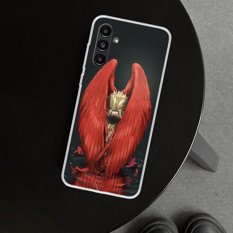 Hawks MHA My Hero A-Academy Phone Case Cover for Samsung Galaxy A17 A16 A26 A36 A56 A57 A37 A15 A25 A35 A55 A14 A24 A34 A54 A13